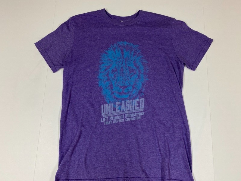 Ministries Mens Shirt Medium purple Lion student Ministries