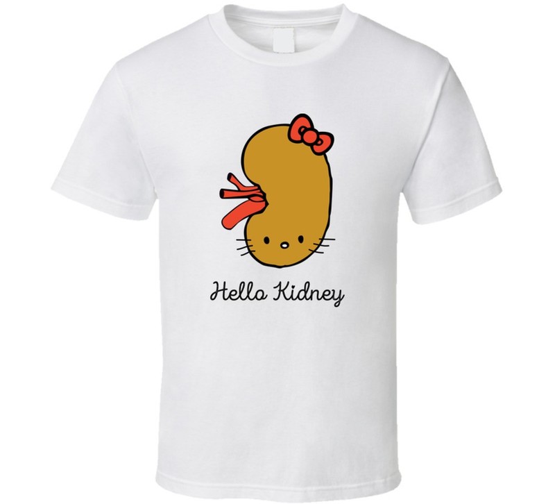 Hello Kidney Funny Nerd Geek Parody T Shirt