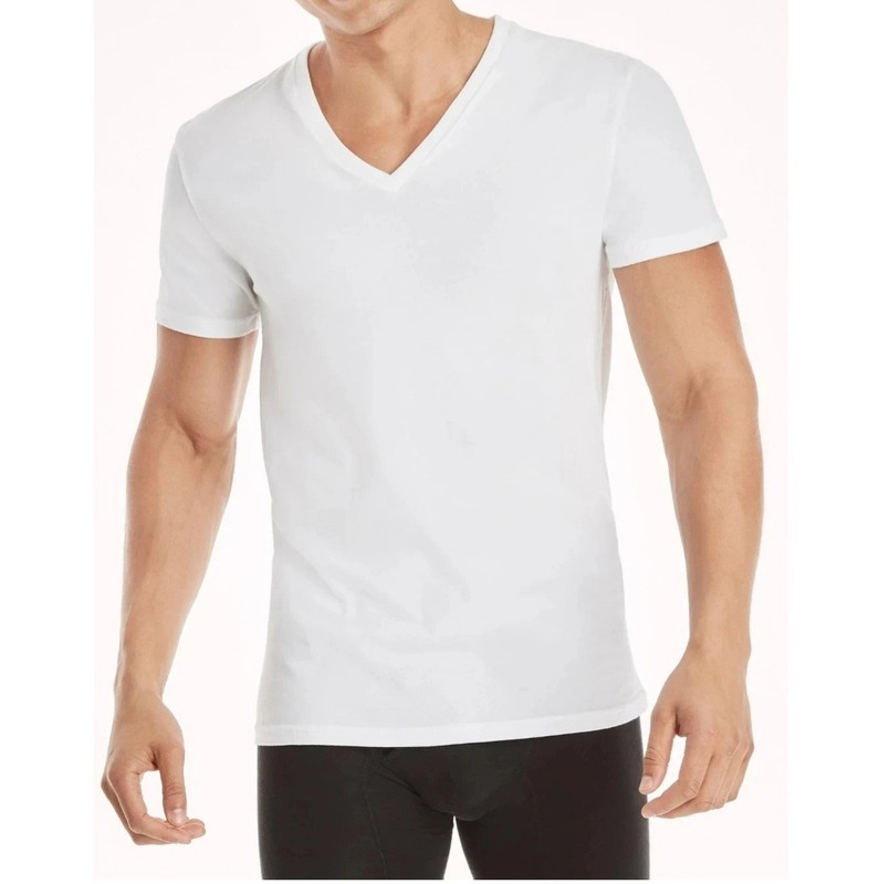 Hanes Ultimate Tagless T-shirt 2XL Super Soft Modal Cotton Spandex Undershirt