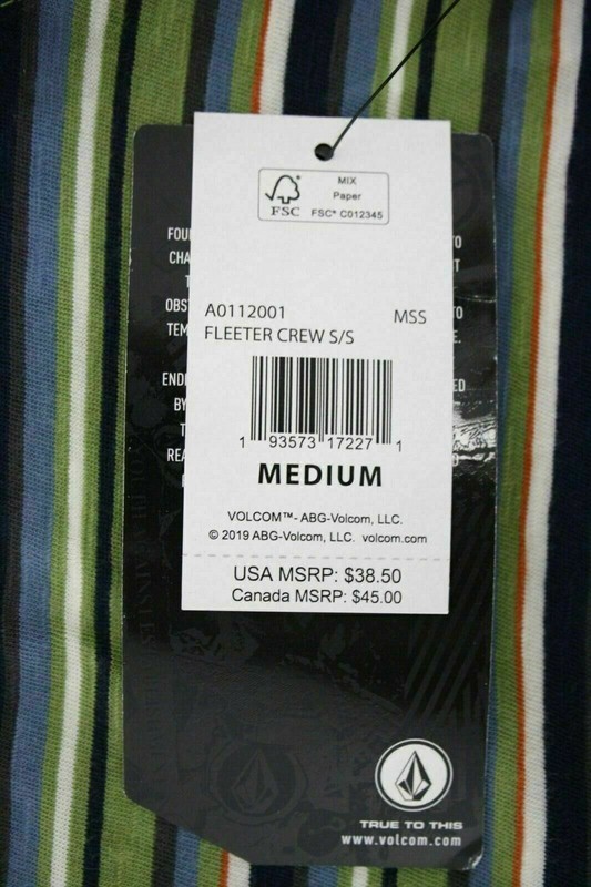 Volcom Men's Moss Stone Fleeter Crew S/S T-Shirts (S11) gallery