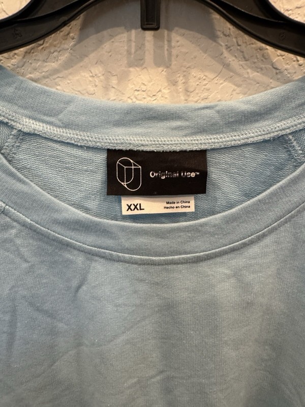 Original Use T-Shirts Size XXL Sky Blue Classy Plain Casual Tee gallery
