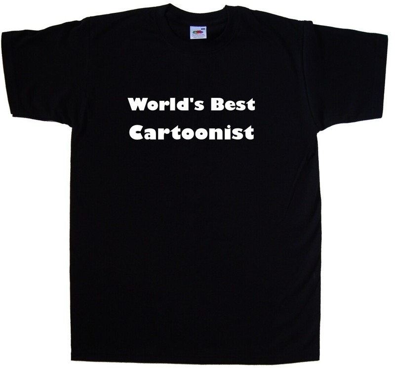 World’s Best Cartoonist T-Shirt