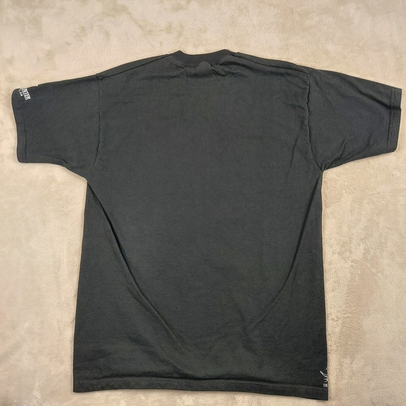 Vintage 90s Tee Shirt Mens XL Buffalo Skull Graphic Southwestern Black Preshrunk gallery