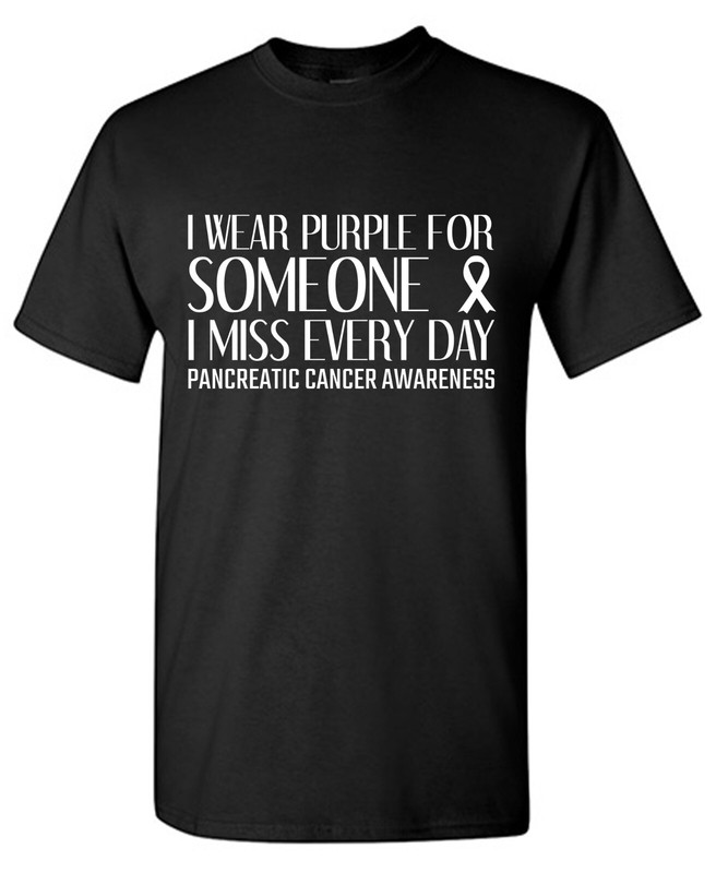 I Wear Purple For Sarcastic Humor Graphic Tee Gift For Men Novelty Funny T Shirt