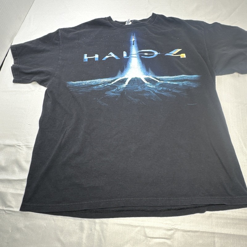 Halo 4 Requiem Microsoft 2012 Tee Black Size 2xl Mens T Shirt Xbox