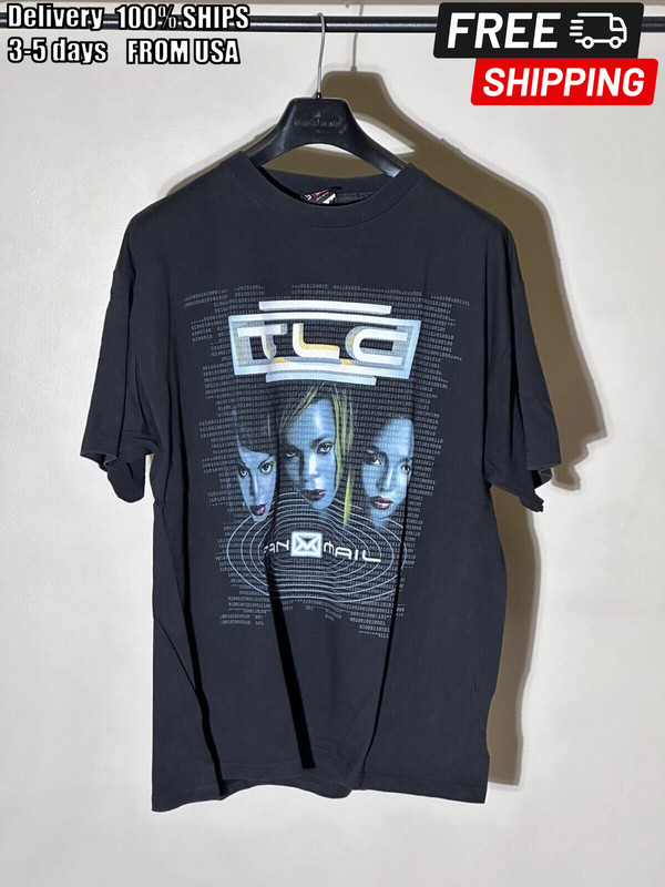 Vtg 1999 TLC Fan Mail Tour T-Shirt reprint digital S-5XL cotton 100% NH10593