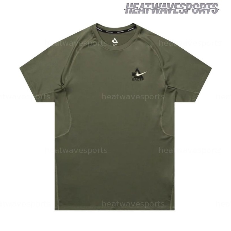 Nike T Shirts Men’s Green Crew Neck Moderate IQ7360-222 New Sizes