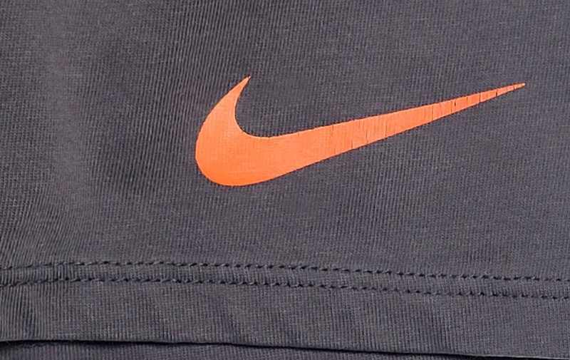 Nike NFL Chicago Bears Athletic Cut Mens Gray Orange Short Sleeve Shirt Size XL gallery