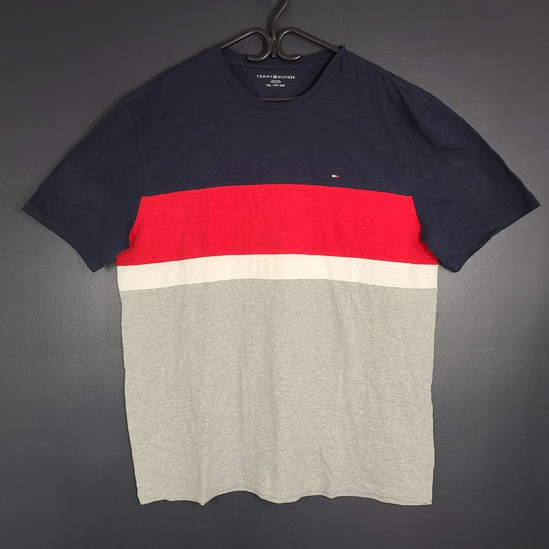3 Pc Tommy Hilfiger Men's Crewneck T-Shirt Regular Fit 100% Cotton Sz XXL NEW gallery