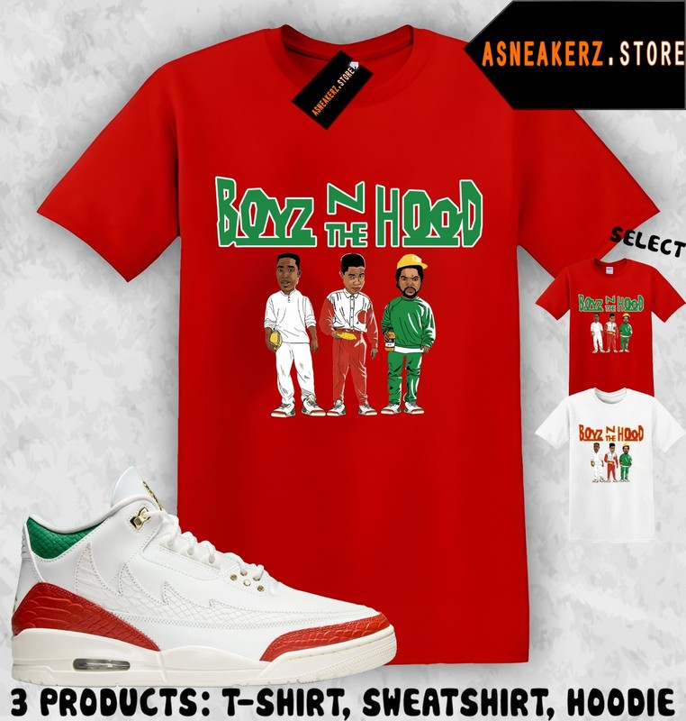 Tee Shirt Matching AJ 3 OG El Vuelo 2025 Match Sneaker Sneakerhead Boyz T-Shirt gallery