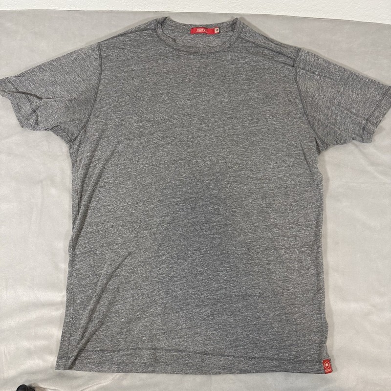 Agave Denim Standard Fit T-Shirt Mens Medium Heather Gray Crew Neck Tee gallery