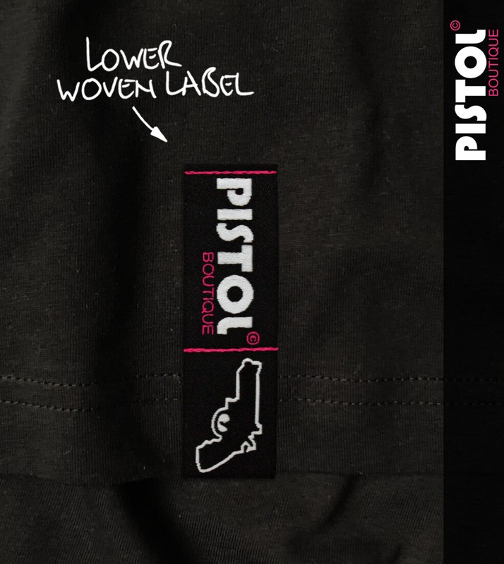 Pistol Boutique Men's Black Standard Fit crew Neck SKETCH HEART TONGUE T-shirt gallery