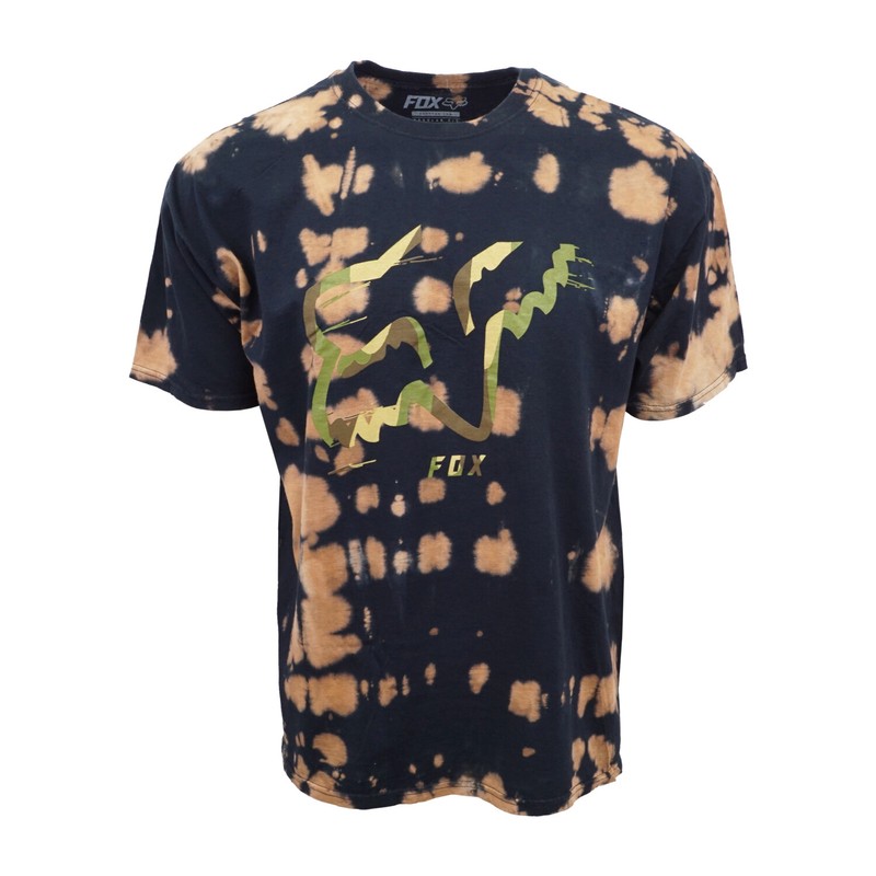 MENS GRAPHIC MOTORCROSS RACING CAMO LOGO TRACK T SHIRT TIE DYE