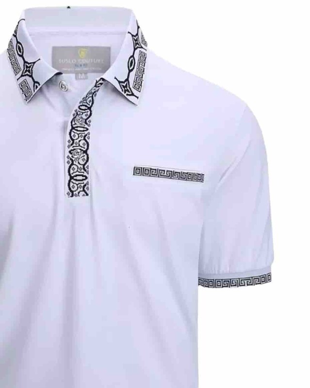 Men's Luxurious Fine Cotton Polo Shirt,Italian Style,Stretch M to 3XL…..A6.A gallery