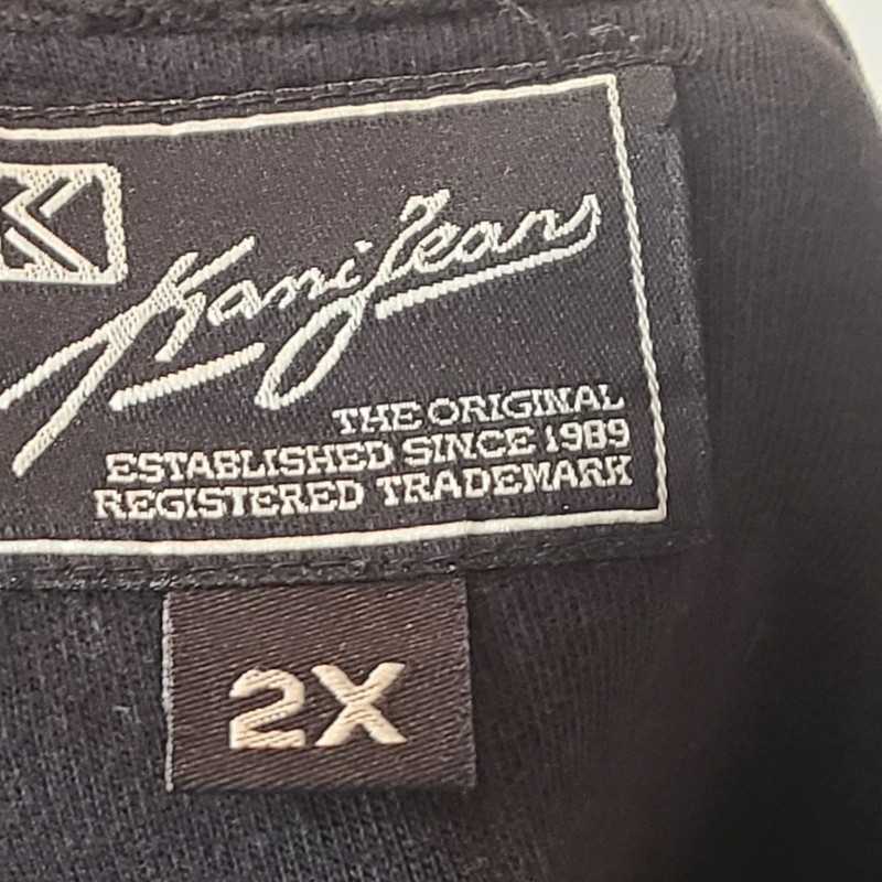 Karl Kani Jeans men's T- Shirt Long Sleeve Pullover Black Size 2X Streetwear gallery