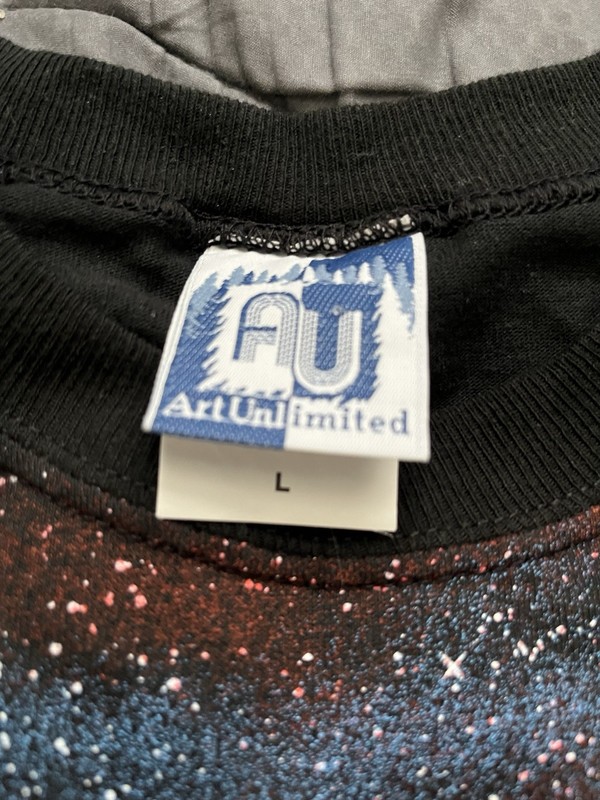 Vintage 90s NASA Space Exploration AOP T Shirt Size Large Art Unlimited gallery
