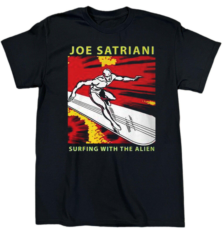 Joe Satriani Surfing With The Alien Heavy Cotton White All Size Shirt TR520