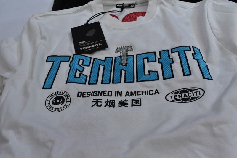 Tenaciti Studio RR Rock & Roll Tee Short Sleeve Graphic T-Shirt White Mens M gallery