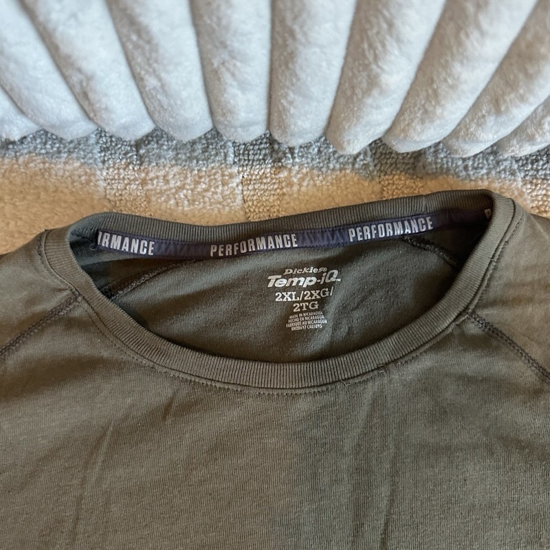 Dickies Men’s Temp IQ Performance Short Sleeve Pocket T Shirt Work Size 2XL gallery