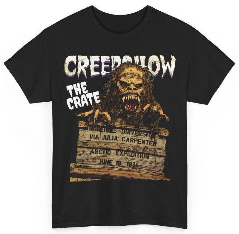 Creepshow T Shirt – The Crate – 80’s Classic Horror “Fluffy” Art Tee