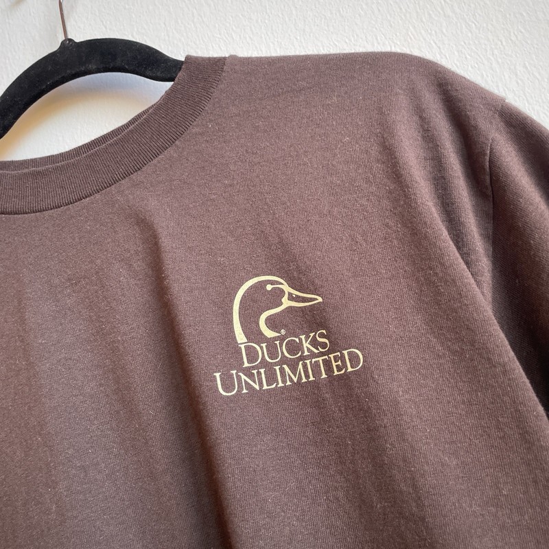 Vintage Y2K Ducks Unlimited Dog Labrador Retriever Brown T-shirt Men’s Size M gallery
