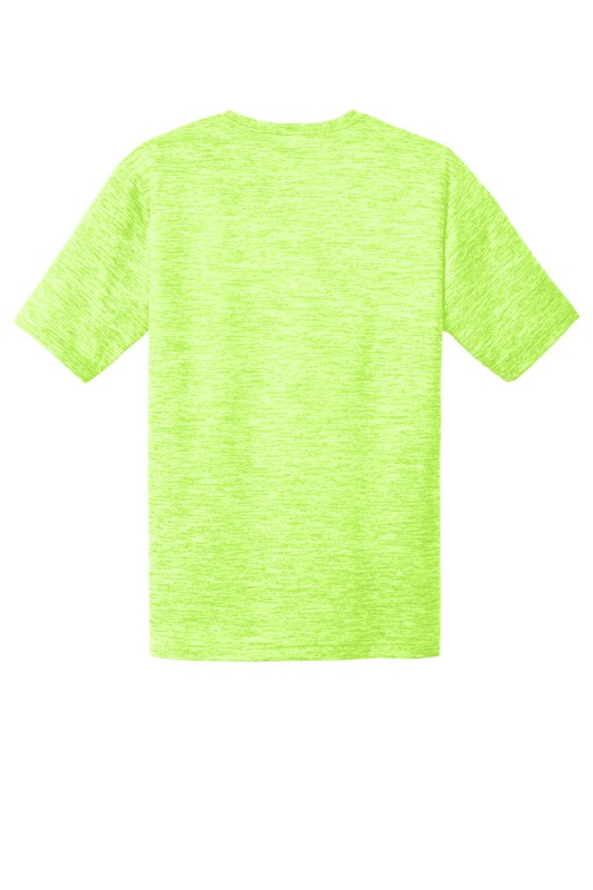 Sport-Tek ST-390 Mens T Shirt Posi Charge Shock Lime Heather Size Medium 38-40” gallery