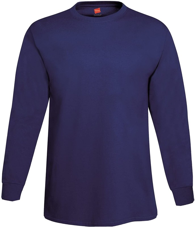 Hanes ComfortSoft® Men's Long-Sleeve T-Shirt 4-Pack O5286