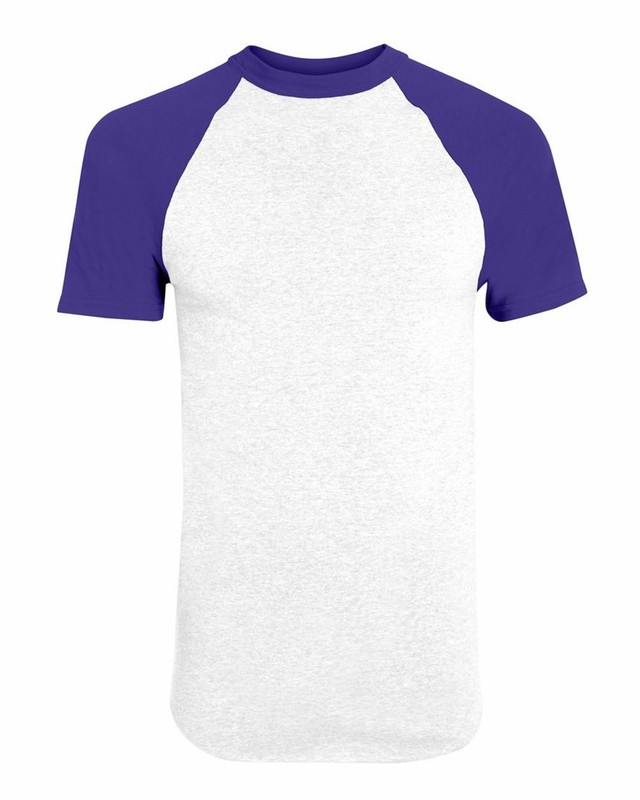 Augusta Sportswear 423 Mens Poly/Cotton Short Sleeve Baseball Jersey – S-3XL