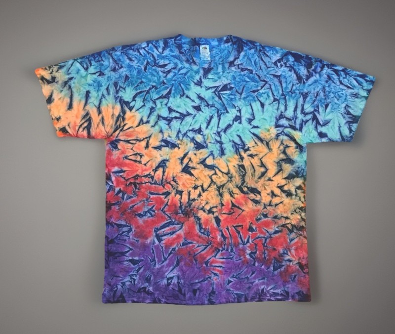*New* 2XL - Sm Handmade 'The Prism' Tie Dye Crew or V Neck gallery