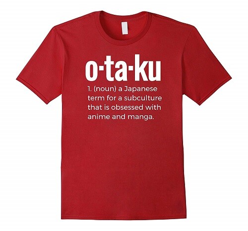 Otaku O-ta-ku T shirt tee or Hoodie, Tank, long Sleeve Anime Japanese Manga