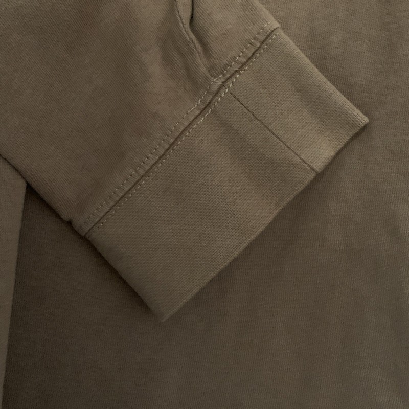 Men's Brown Lee Premium Select Pocket Long Sleeve Crew Neck T-Shirt Cotton XL gallery