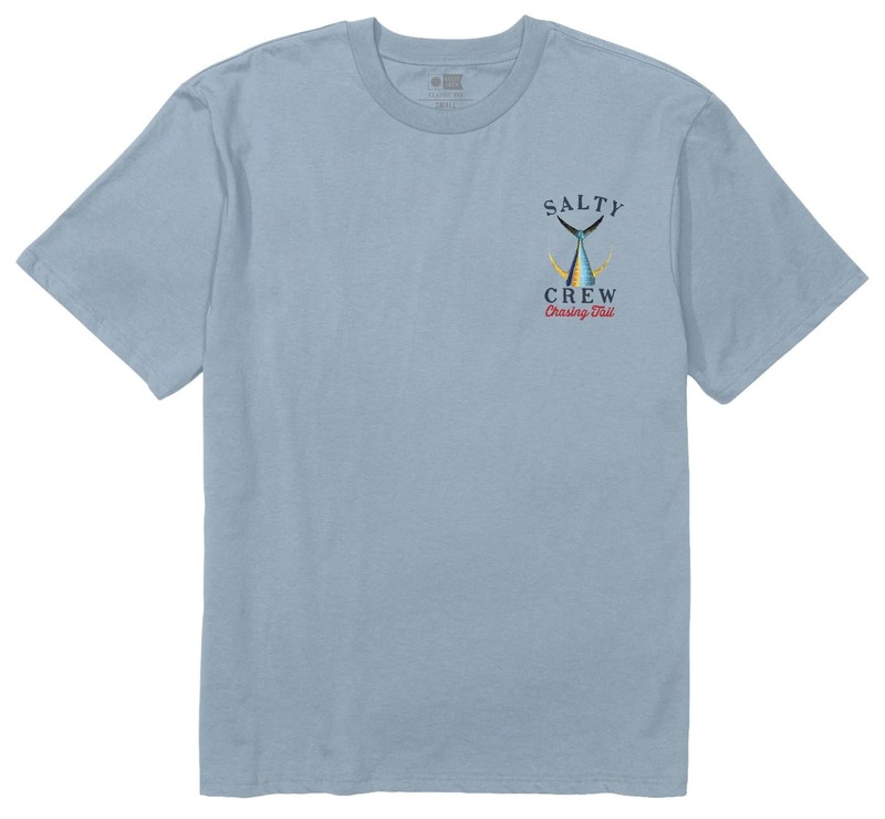 Salty Crew Tailed Classic SS T-Shirt – Blue Fog – New