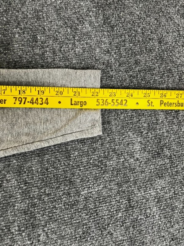 Bylt Gray Drop Cut Hooded Henley Lux Long Sleeve Cotton/Polyester/Spandex Size M gallery