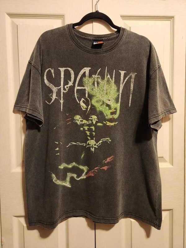 Remake Spawn Movie 90s Retro style Black T shirt Heavy Cotton