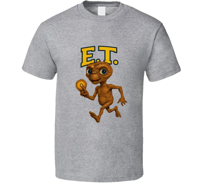 E. T. The Extra Terrestrial 80’s Retro Movie T Shirt