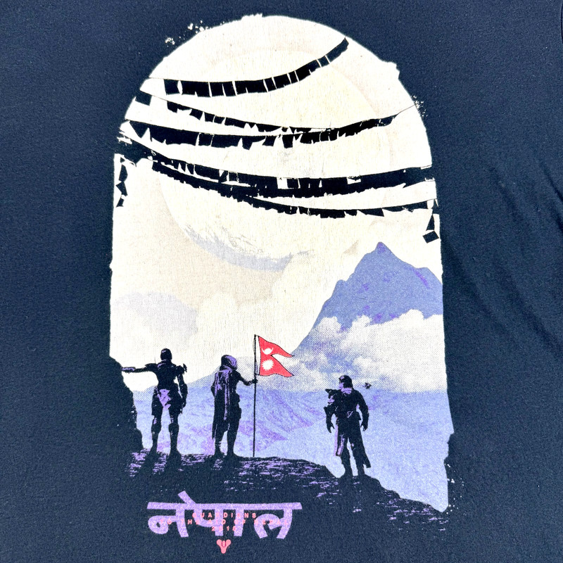 Bungie Destiny 2 Nepal Guardians 2015 Playstation T Shirt Earthquake Relief MED