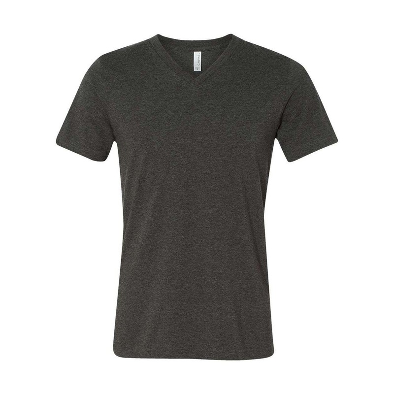 BELLA + CANVAS Heather CVC V-Neck Tee