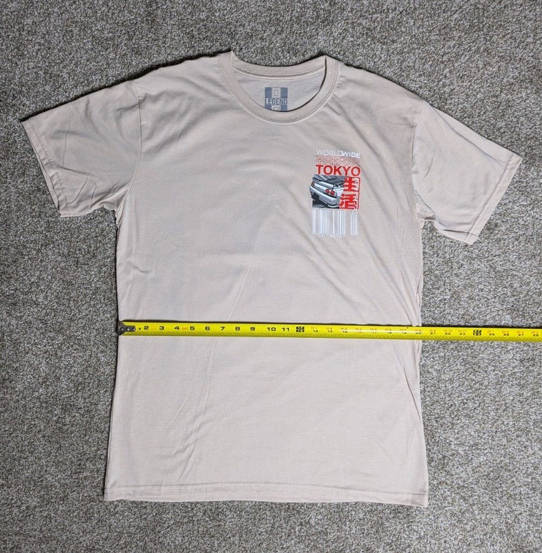 Men's Tokyo Nissan Skyline JDM Graphic Print T-Shirt Size LARGE | Casual Fashion gallery