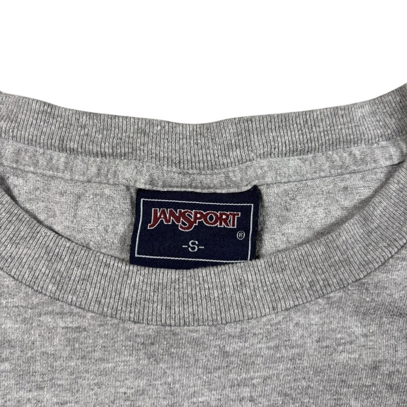 VTG JanSport Notre Dame Fighting Irish Mens Sz S Heather Gray NCAA streetwear gallery