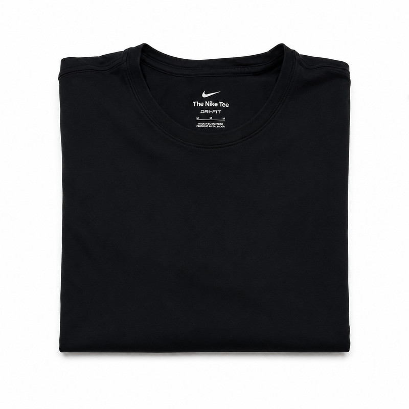 Nike Dri-FIT Men’s Black Athletic T-Shirt Short Sleeve Performance Tee Size M