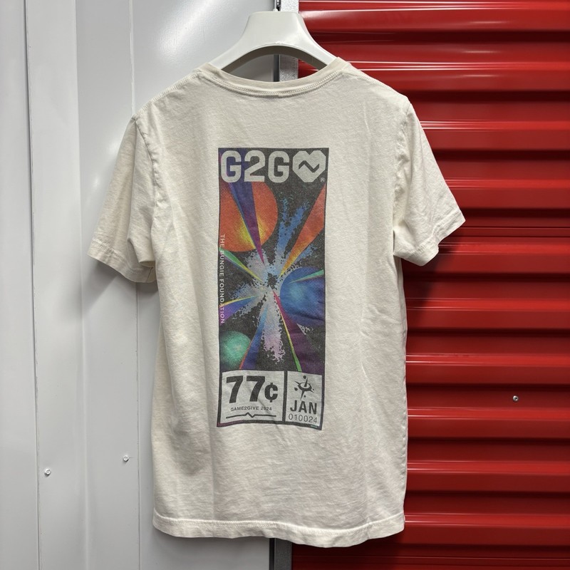 Bungie Game2Give Video Game Promo T-Shirt White Vintage Style Game To Give