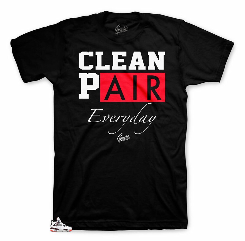 Shirt Match Jordan 4 Bright Crimson Pale Citron – Everyday Tee