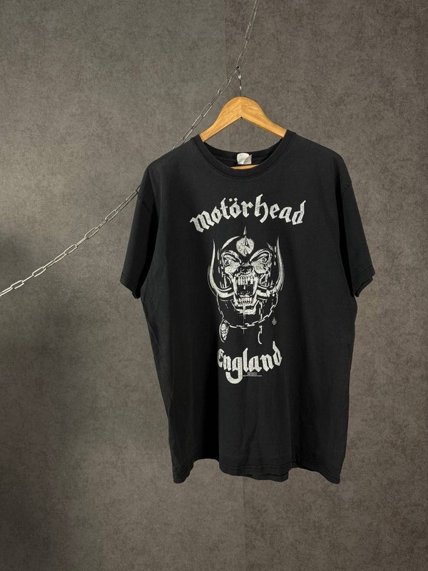 Motorhead 2010 vintage rock band overprinted tee