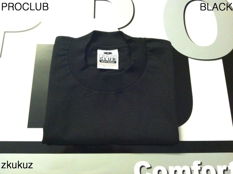 12 NEW PROCLUB HEAVY WEIGHT T-SHIRT BLACK PLAIN PRO CLUB BLANK 2XL 12PC