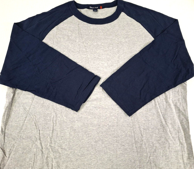 Sport-Tek ColorBlock Raglan Men's Baseball T Shirts-Navy Various Sizes Available