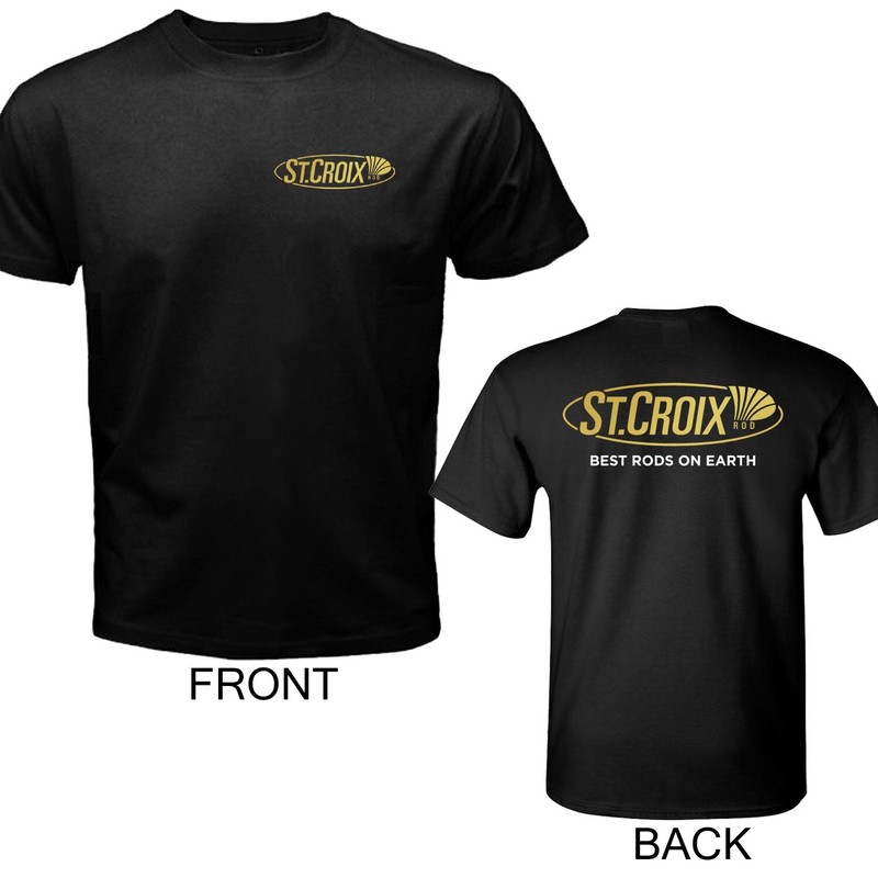 St. Croix Fishing Rods Men’s Black Size S to 5XL
