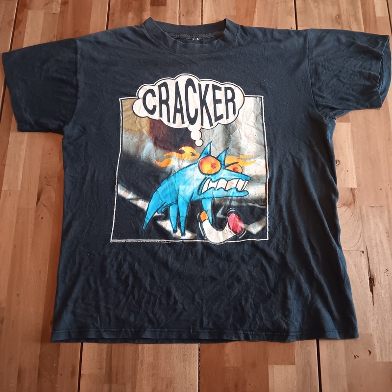 Vtg 90’s Cracker Band Rock Grunge T-shirt S to 5XL NZ935
