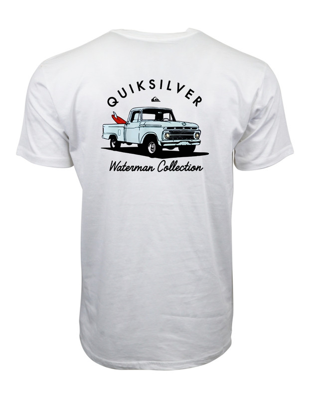 QUIKSILVER WATERMAN COLLECTION WHEELER GRAPHIC T SHIRT