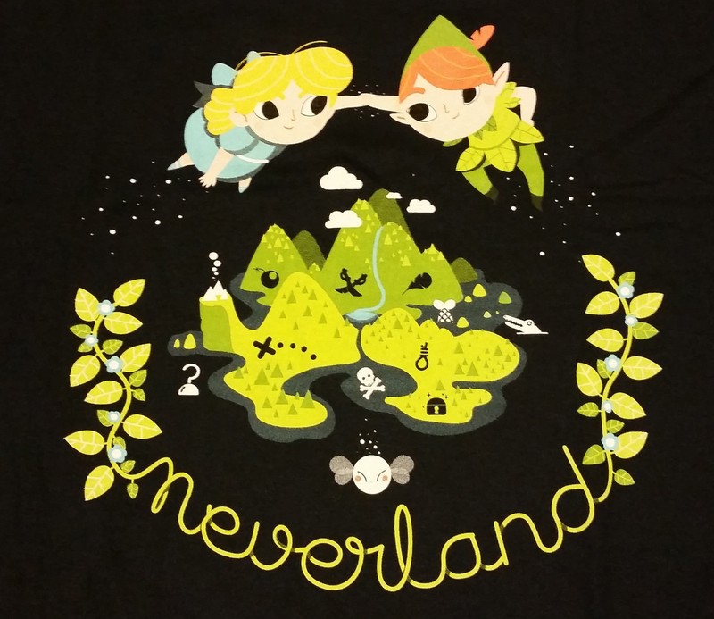 “In Neverland” Parody Mashup Men’s XL Shirt Teefury
