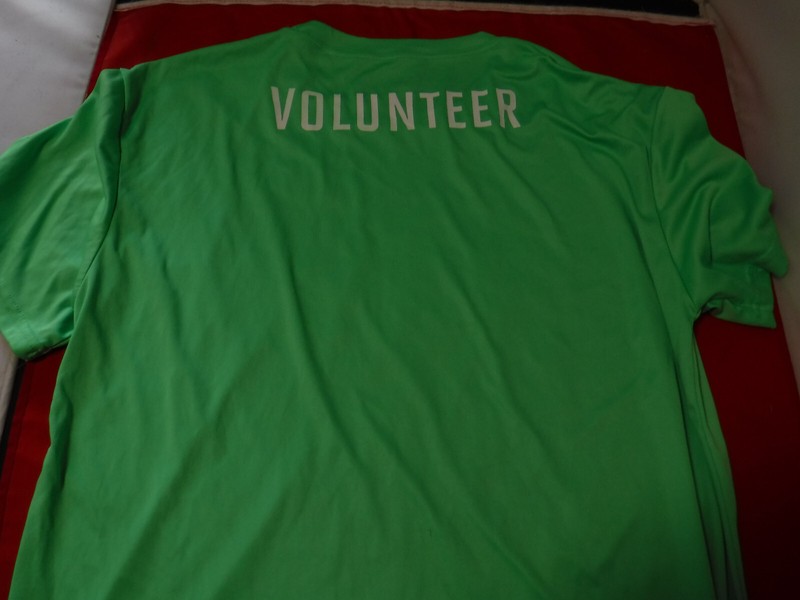 FC6 Viewsport Neon lime green Little Debbie Ironman Volunteer Shirt Sz Lg gallery